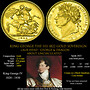 KING GEORGE THE IIII 1822 GOLD SOVEREIGN NEAR UNC